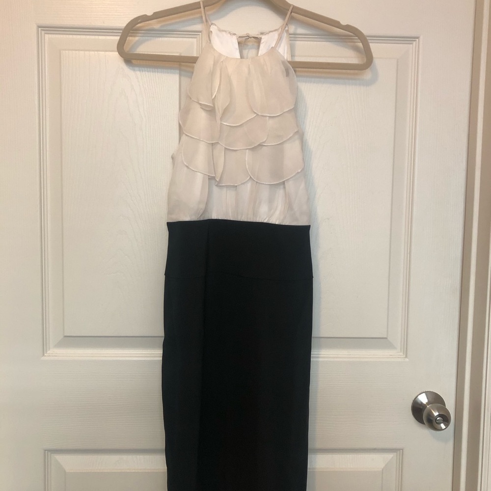 *NWT BCBGMAXAZRIA Black and White Cocktail Dress
